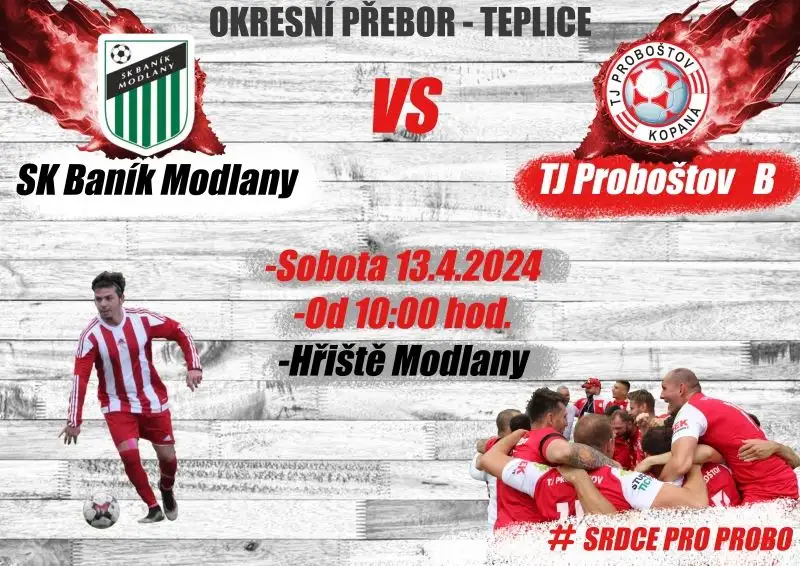 Béčko jede v sobotu do Modlan